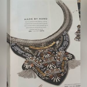 NWOT Stella & Dot beaded Emma Necklace